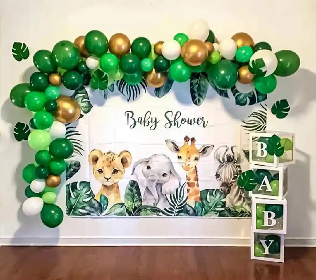 Jungle Themed Baby Shower Decor